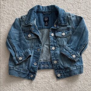 GAP Kids Classic Blue Jean Jacket, Size 12-18 months